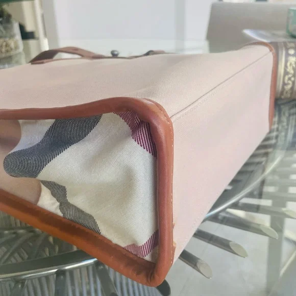Burberry Nova Check Tan, Canvas and Leather Tote with Dust Cover - Picture 9 of 16